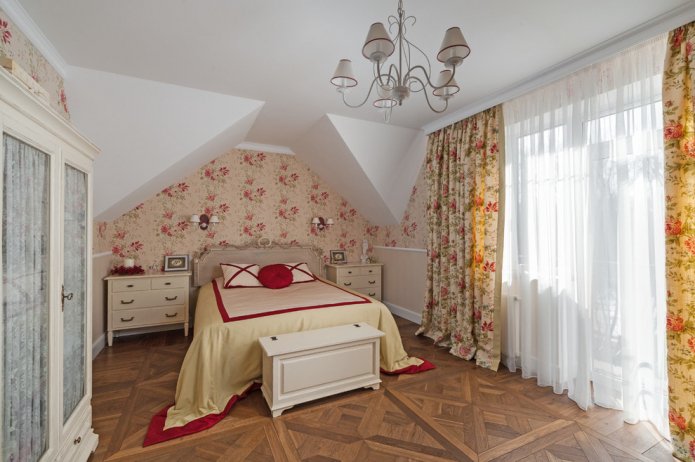 interior do quarto em estilo provençal