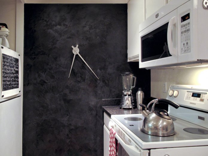 acabamento de gesso preto