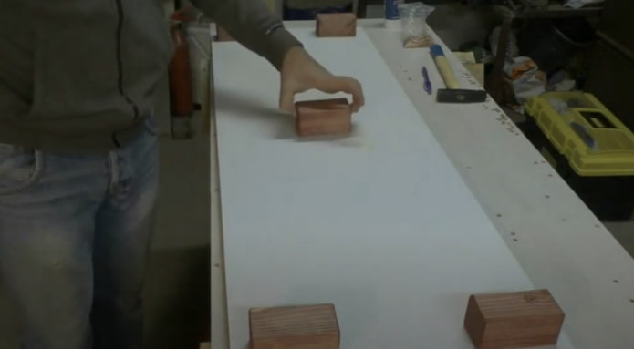 montando as pernas
