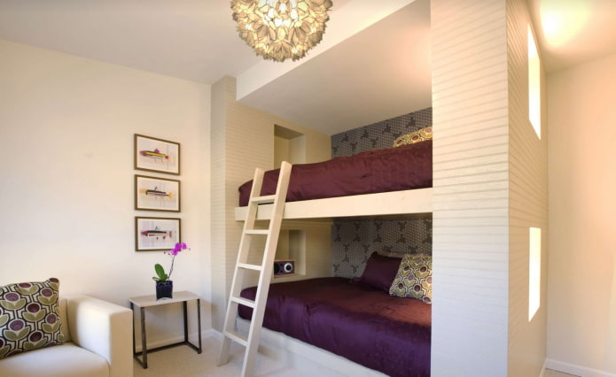 beliche em apartamento de um cômodo