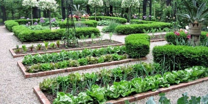cerca de tijolos para canteiros de jardim