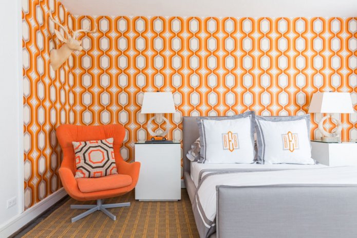 Papel de parede laranja