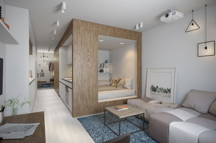 lindo apartamento pequeno de 30 m².