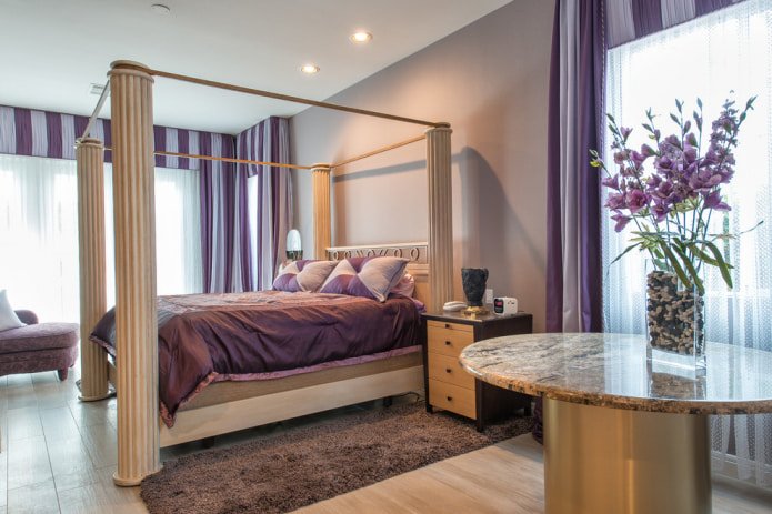 quarto lilás