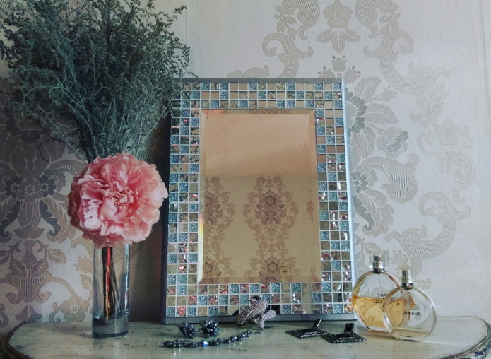 Moldura de mosaico