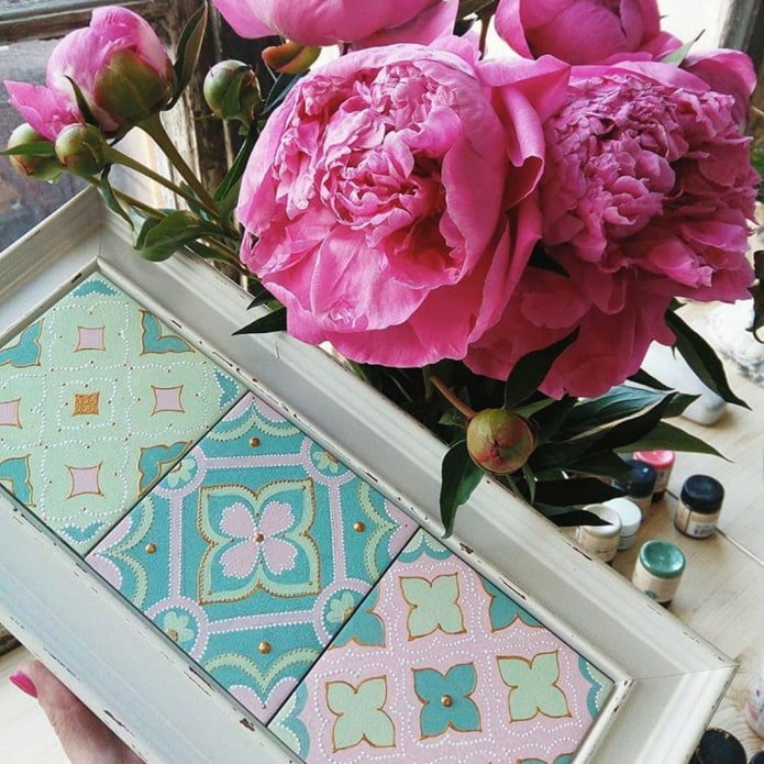 Painel de azulejos