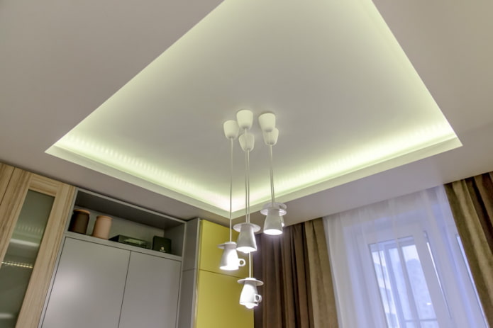 iluminação geral da cozinha