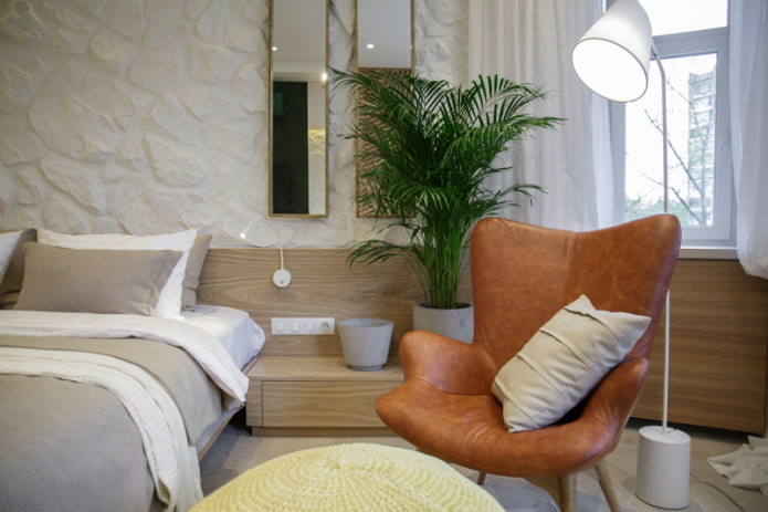 iluminação para cadeira e cama