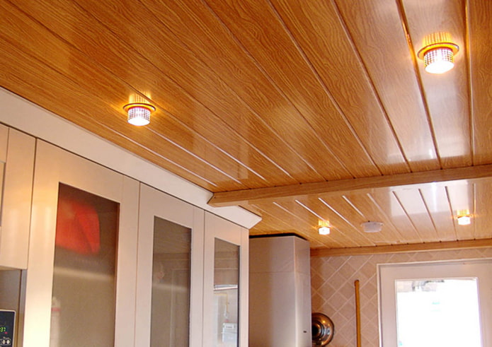 Acabamento de teto de painel de PVC
