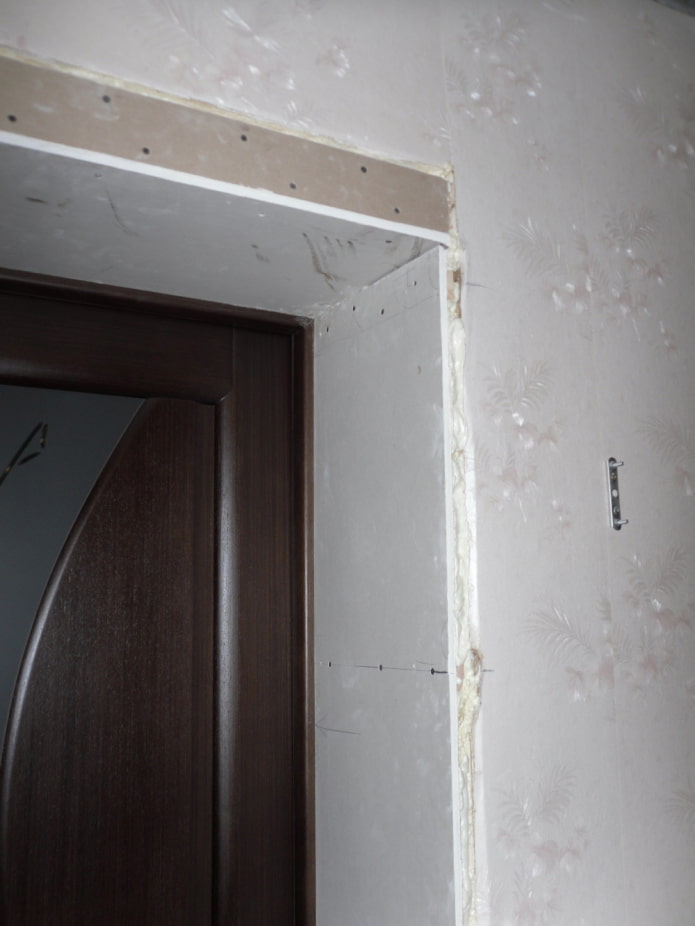 acabamento de encostas com gesso cartonado