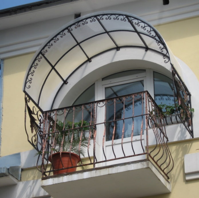 dossel para varanda feito de policarbonato