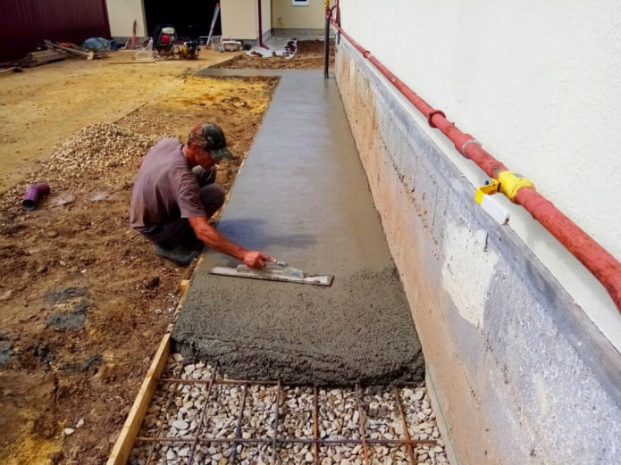 preenchimento de concreto
