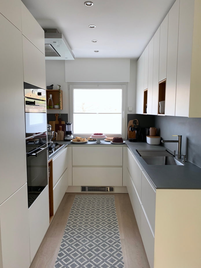 cozinha estreita e longa