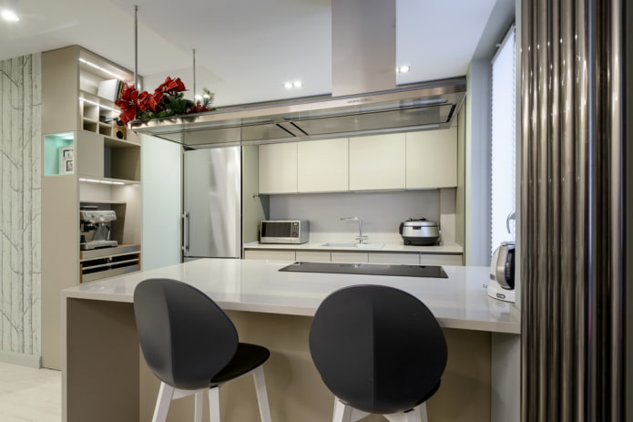 Conjunto de cozinha em formato de U