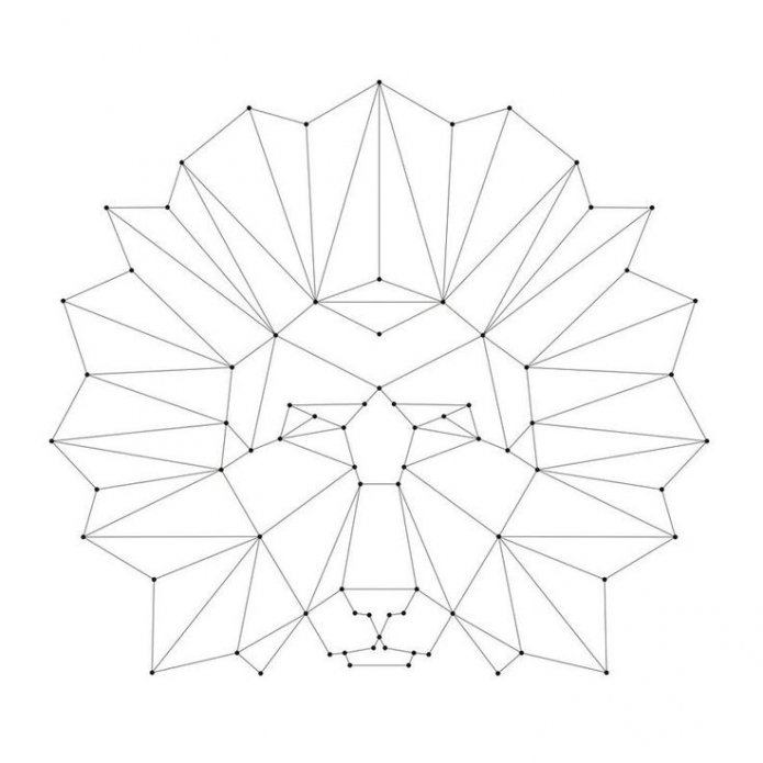 diagrama de cabeça de leão