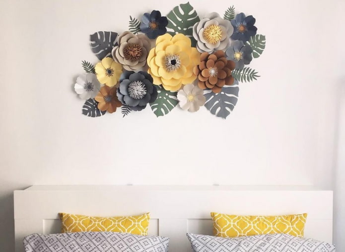painel de parede de papel no interior