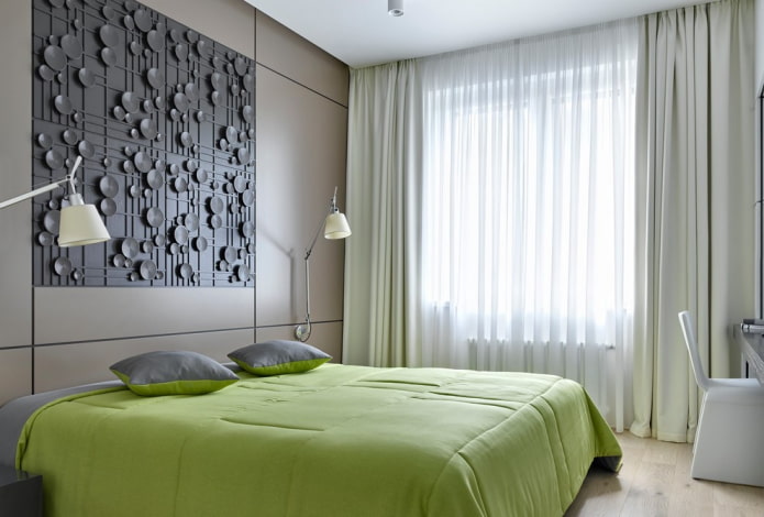 painel de parede no interior em estilo moderno