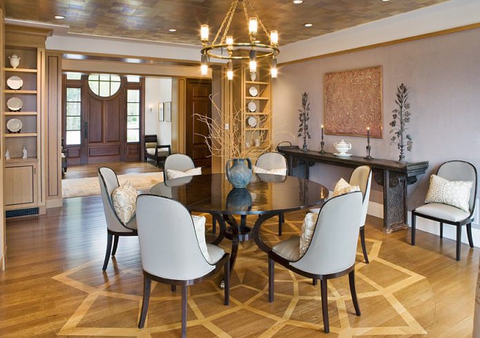 Assentamento de parquet artístico