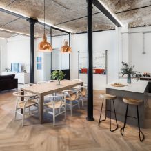 Parquet no interior: tipos, seleção de cores, métodos de instalação, 70 fotos-3