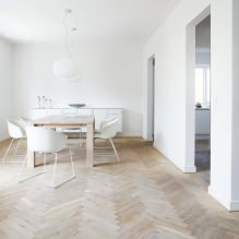 Parquet no interior: tipos, seleção de cores, métodos de instalação, 70 fotos-2