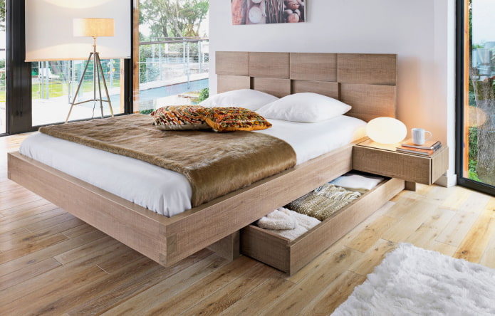 cama com gavetas