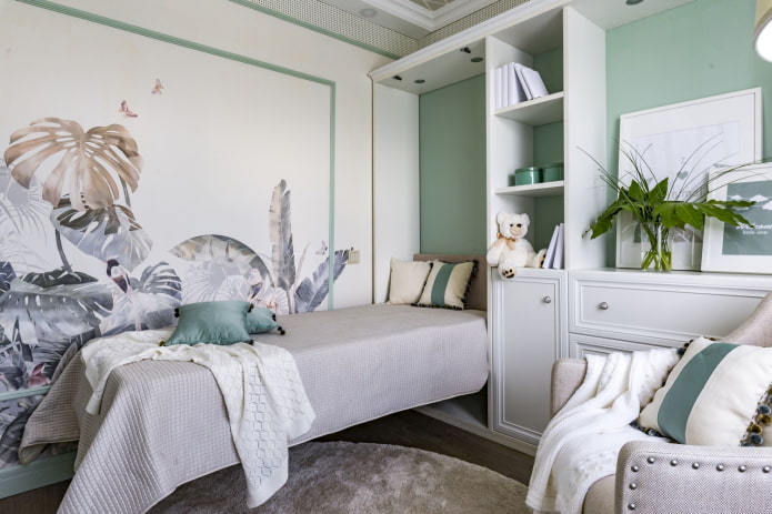 quarto infantil em cores claras