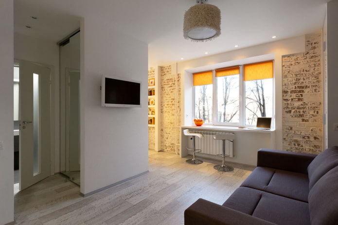 remodelando um apartamento de um cômodo da era Khrushchev