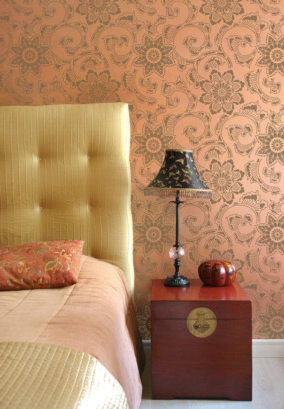 papel de parede com flores