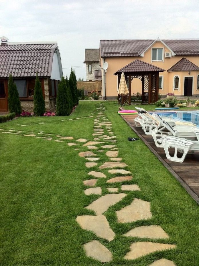 dacha com piscina