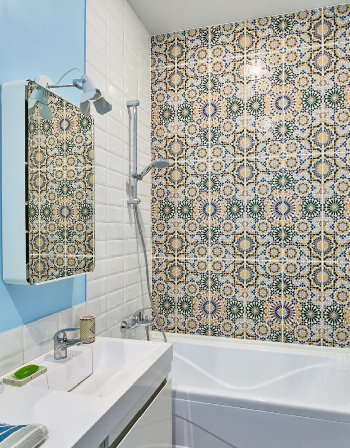 azulejo multicolorido