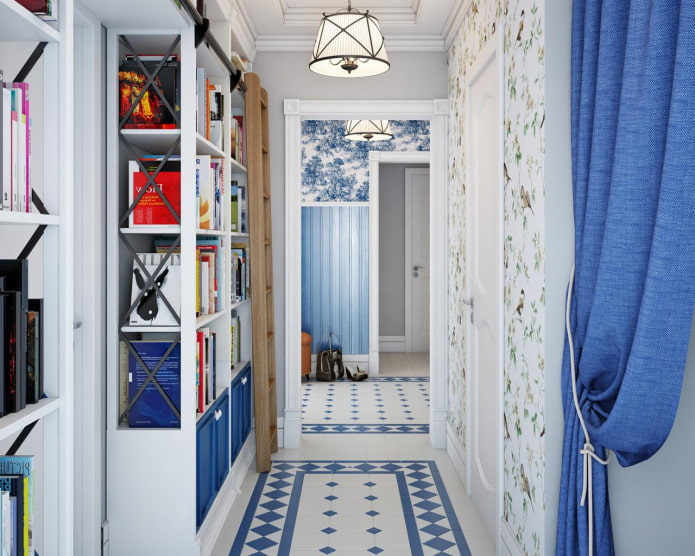 Azulejos azul e branco