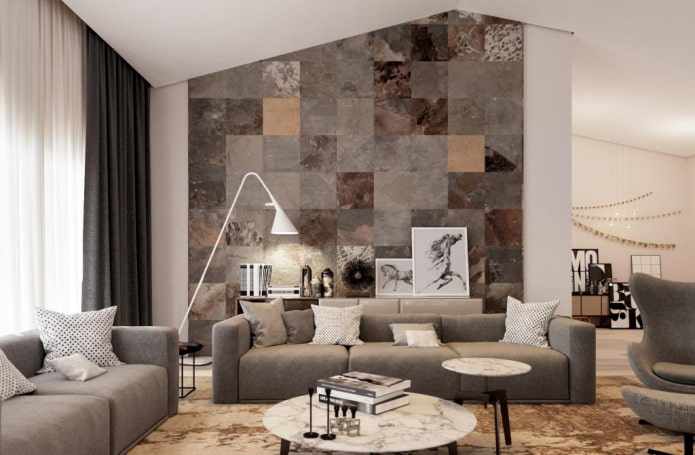 Parede revestida com azulejos