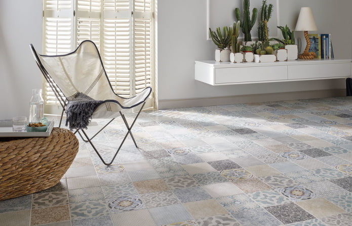 azulejos com padrões diferentes
