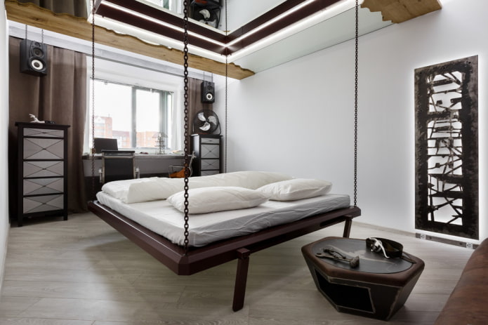 cama de corrente no interior