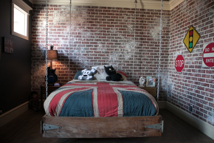 cama de corrente no interior