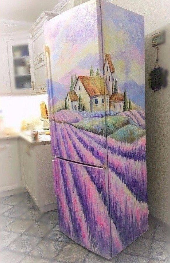 pintura de geladeira