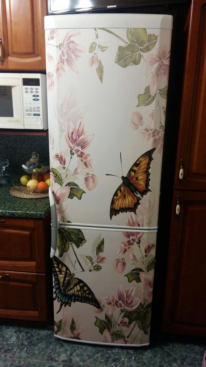 decoupage de geladeira