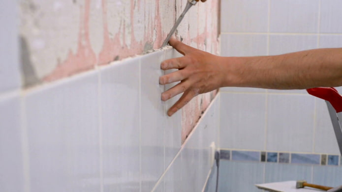 Remoção de azulejos