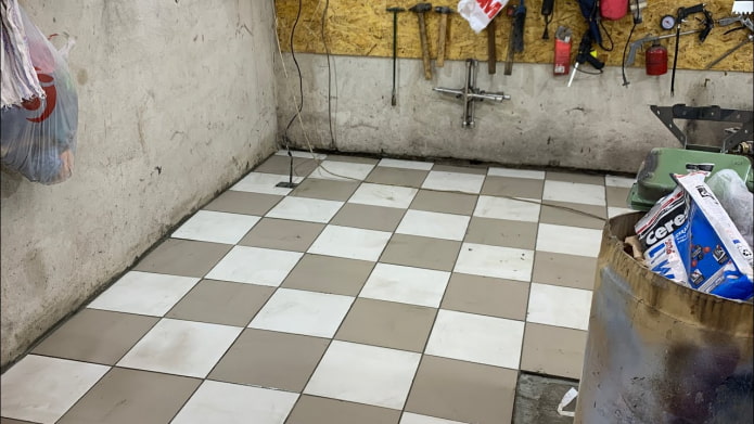 pisos de cerâmica para garagem