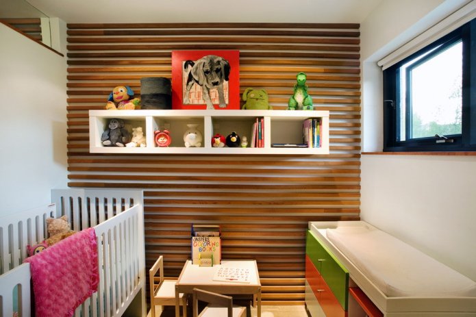 Prateleiras para o quarto das crianças