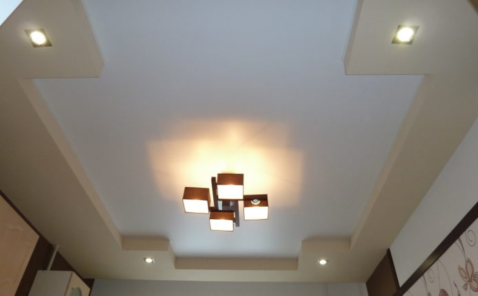 estrutura de gesso cartonado de dois níveis