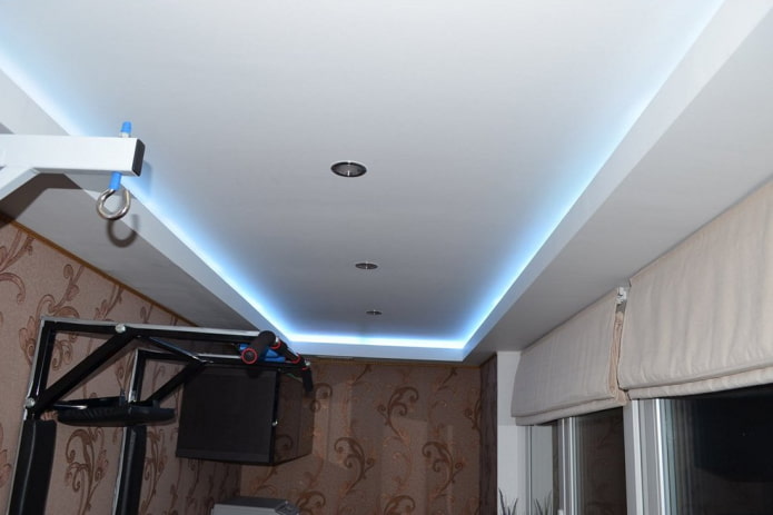 construção com gesso cartonado na varanda