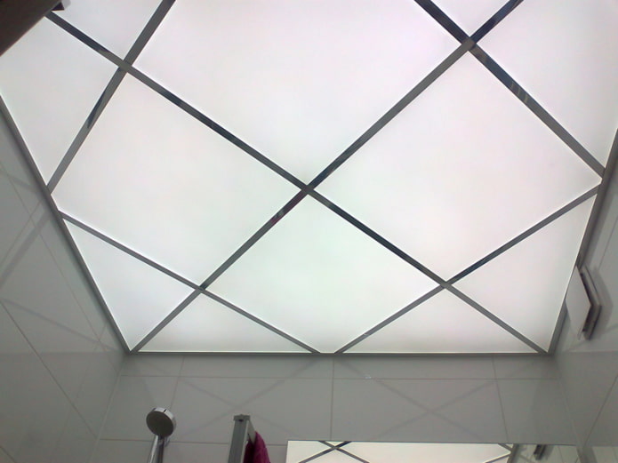 estrutura de acrílico com retroiluminação