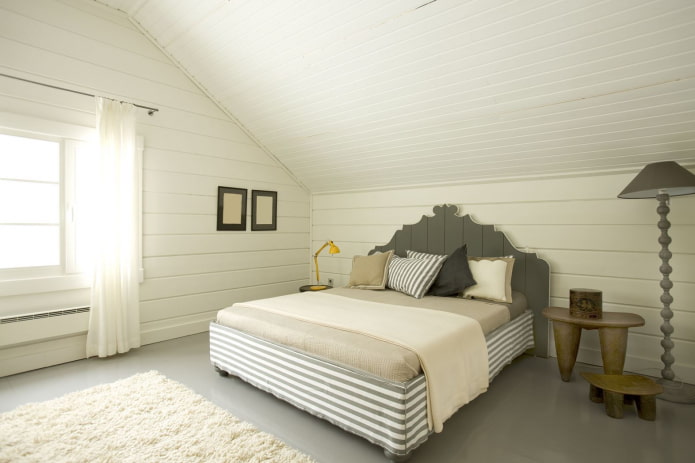 revestimento de quarto com ripa branca
