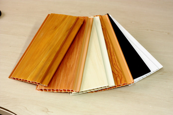 exemplos de cores de painéis de teto de PVC