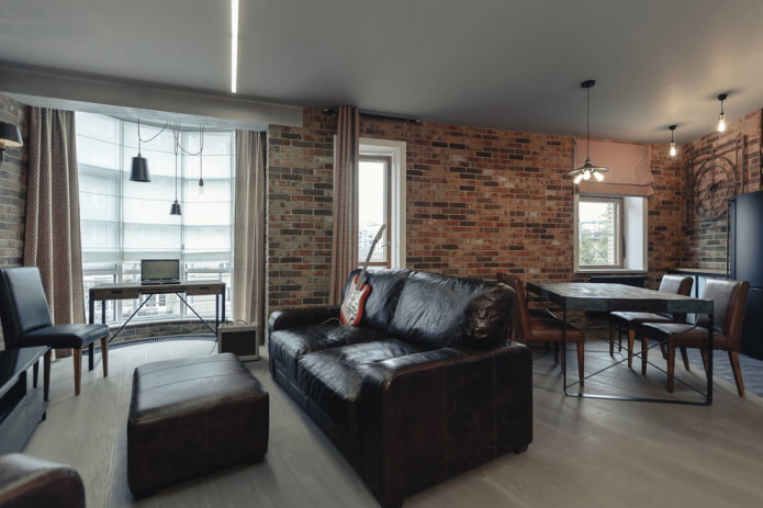 teto estilo loft no hall
