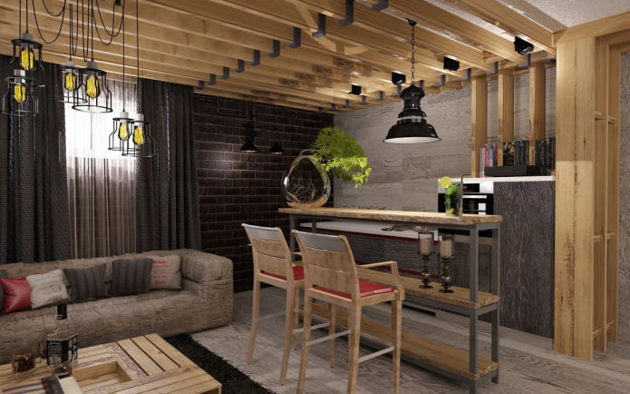 camarim em estilo loft