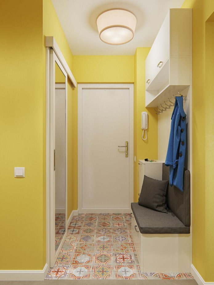design de corredor em estilo moderno