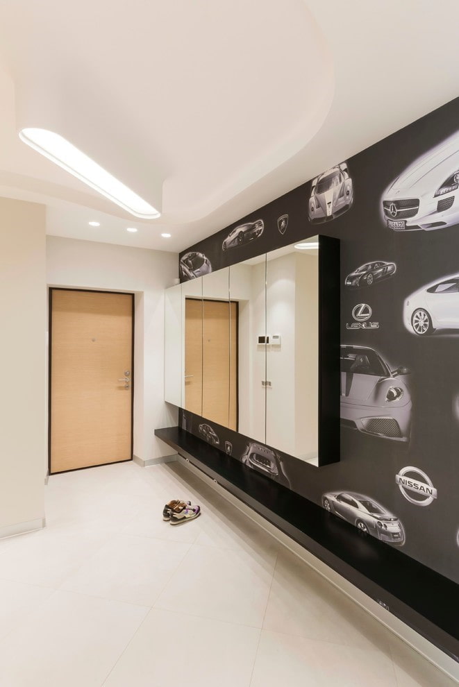 móveis de corredor em estilo high-tech