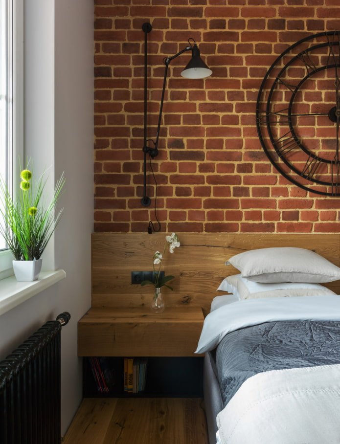 mesa de cabeceira estilo loft